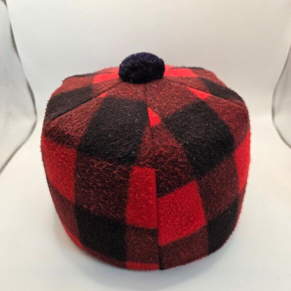 Buffalo Plaid Winter Hat and Mitten Lot 4 Adult OSFM Target Trapper Set - Picture 9 of 16
